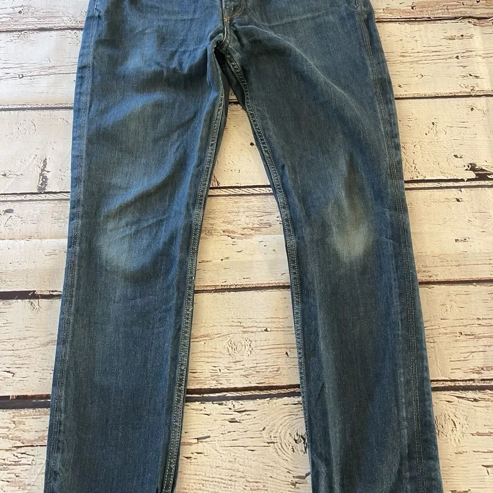 Levis 511 Special Edition 1873 Rivets Jeans Slim Straight‎ Mid Blue Fade 34x32